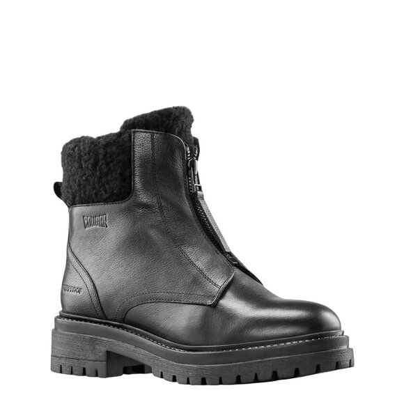 Cougar Vow waterproof winter boot in black leather, Size 7, New in Box - Picture 1 of 3